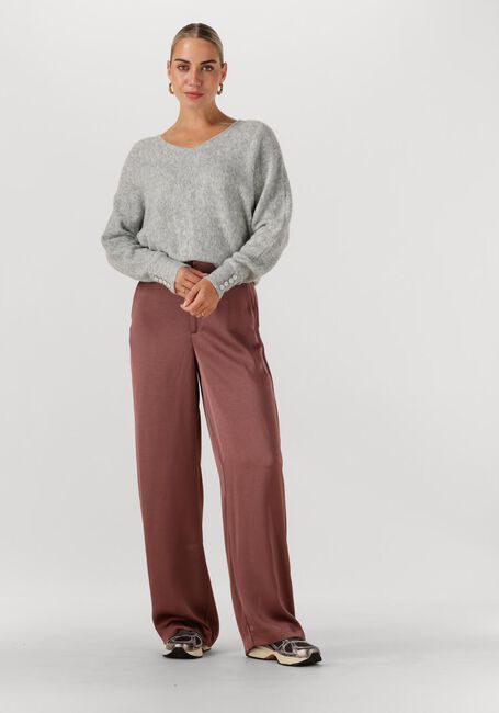 Hellgrau SUMMUM Pullover OVERSIZED SWEATER WOOL ELASTANE BLEND KNIT - large