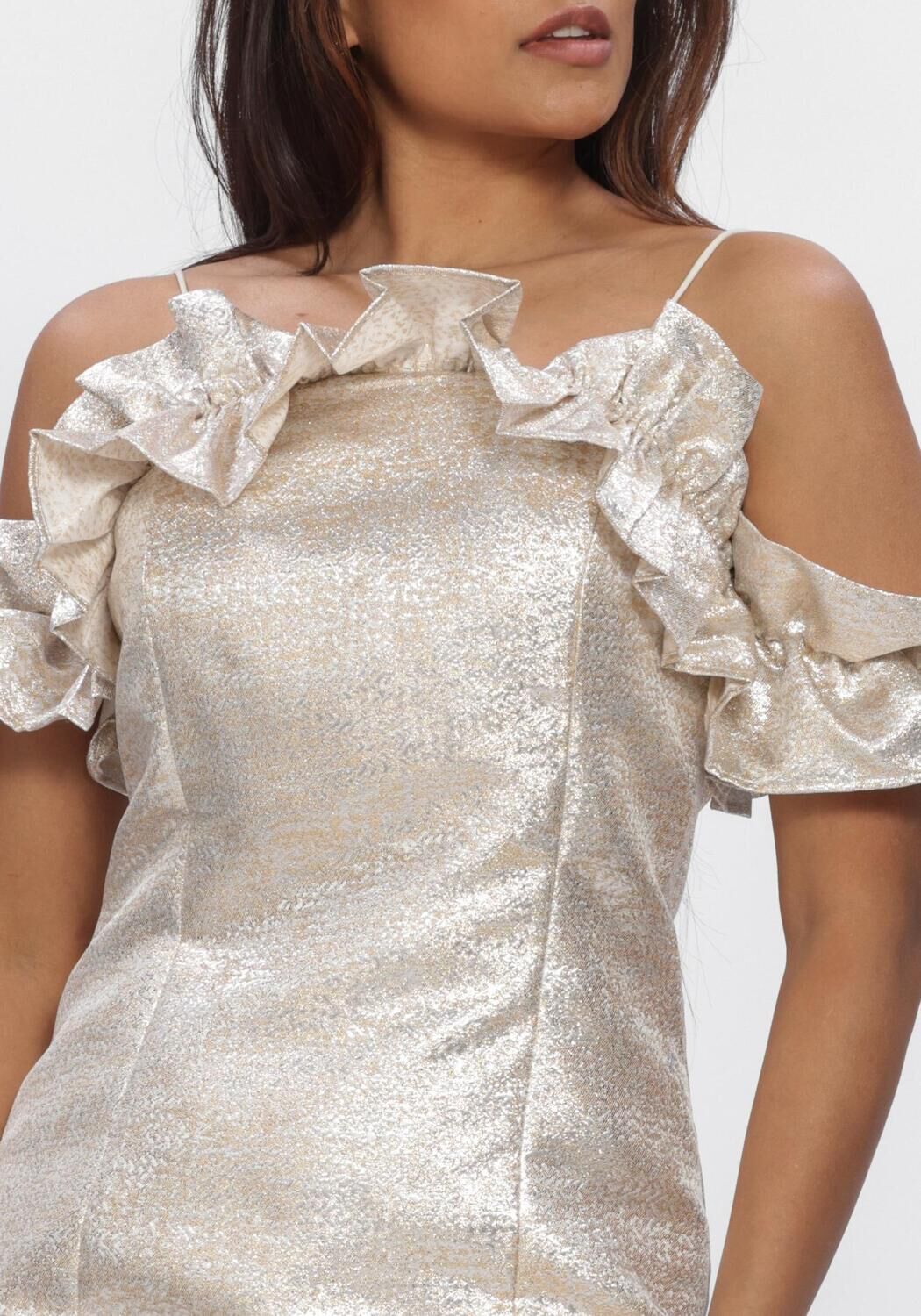 Goldfarbene BRUUNS BAZAAR Kleider WALLICHIABBMARTHA DRESS - large