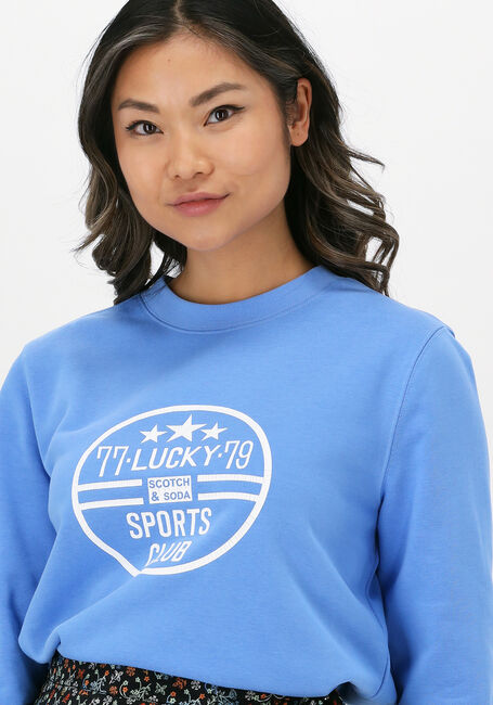 Blaue SCOTCH & SODA Pullover REGULAR FIT ORGANIC COTTON BLE - large
