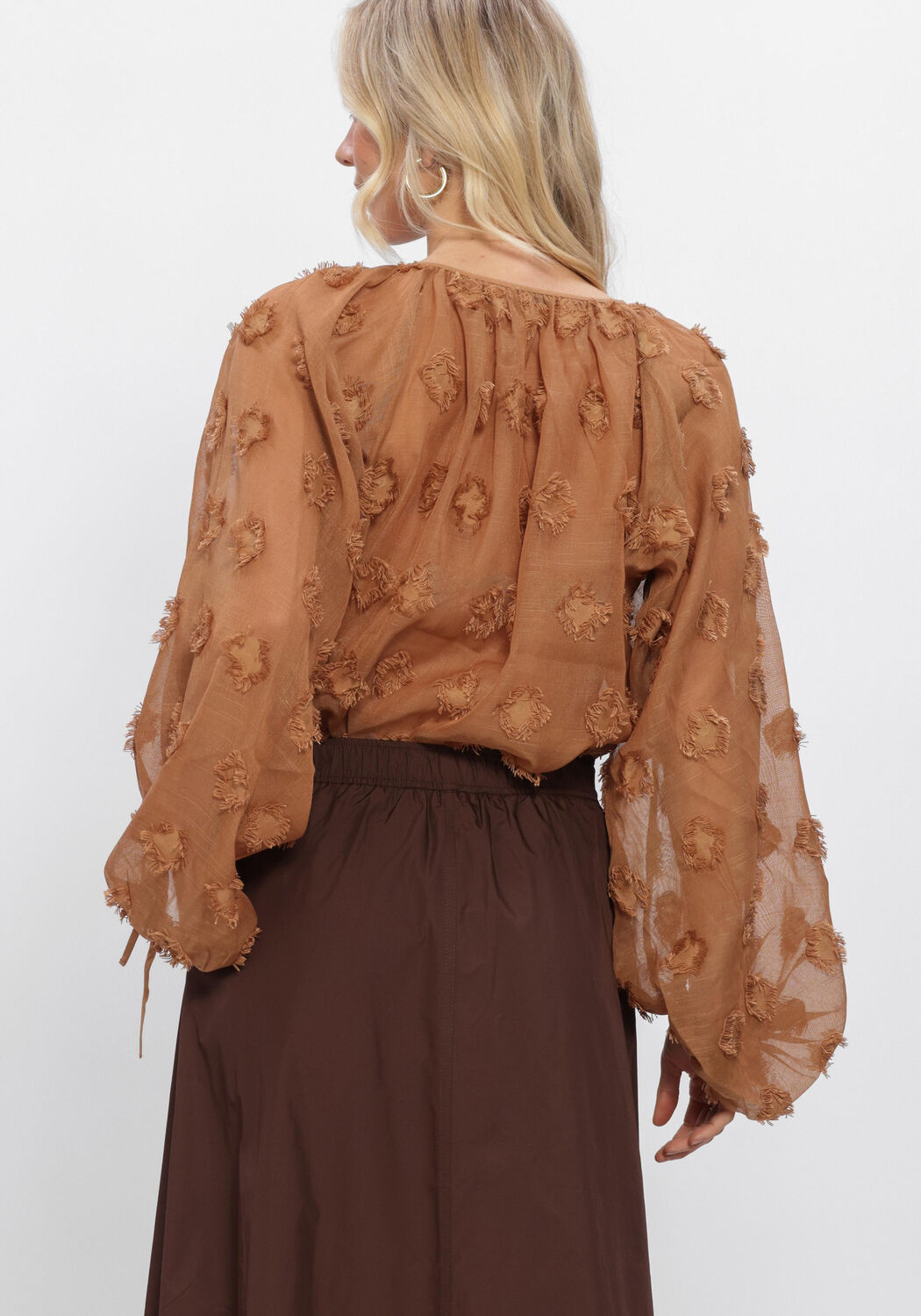 Braune SUMMUM Tops & T-shirts TOP 3D NEW - large