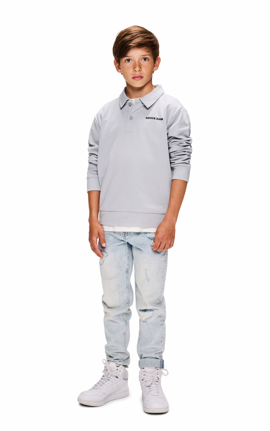 Graue RETOUR T-shirt RICO - large