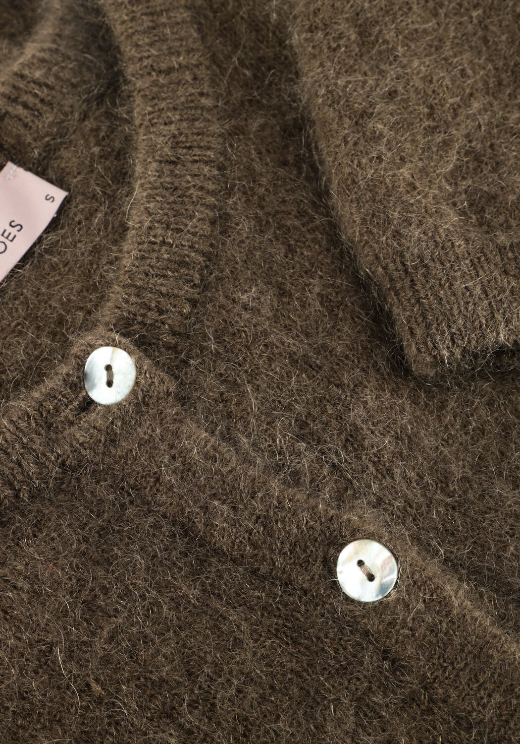 Olive STUDIO ANNELOES Strickjacke BIBI MOHAIR CARDIGAN - large