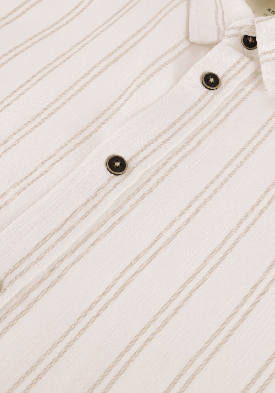 Nicht-gerade weiss ANERKJENDT Casual-Oberhemd AKLEIF L/S DOUBLE STRIPE - large