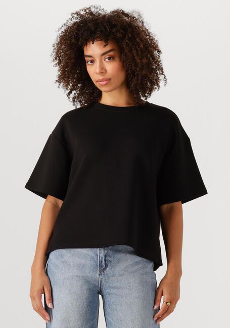 Schwarze OBJECT Pullover OBJANDREA RE 2/4 T-SHIRT - large