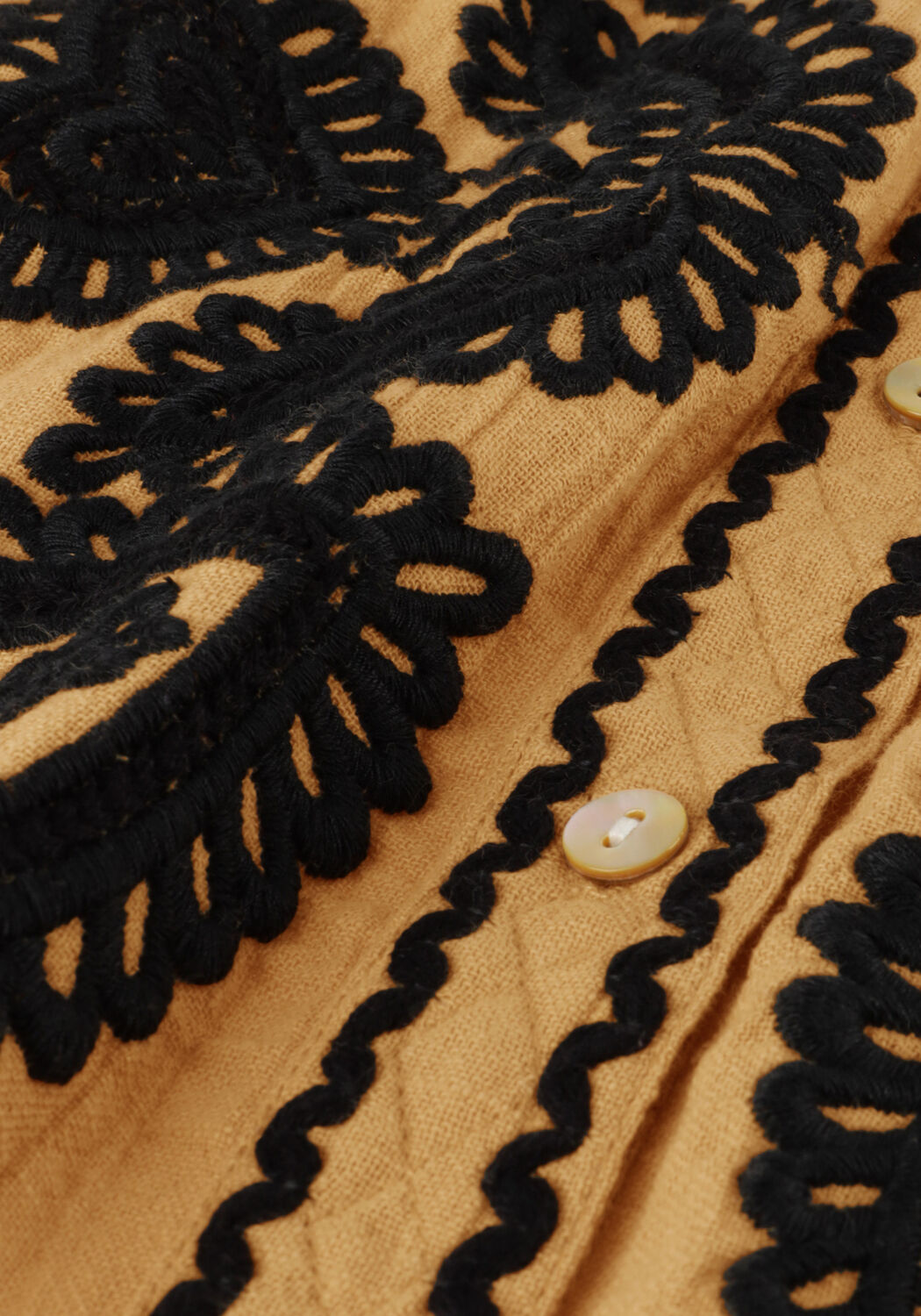 Camelfarbene ANTIK BATIK Blusen ROBBY BLOUSE - large