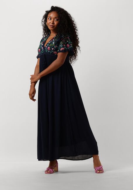 Dunkelblau Y.A.S. Maxikleid YASCHELLA SS MAXI DRESS - large