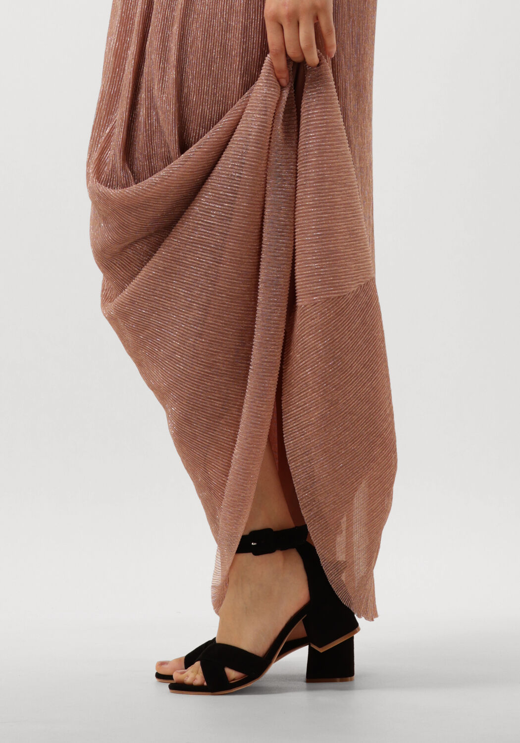 Schwarze OMODA Sandaletten mit Absatz IDA03 - large