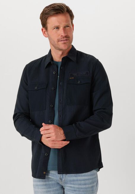 Schwarze PME LEGEND Casual-Oberhemd QUILT POPLIN CASUAL 2 - large
