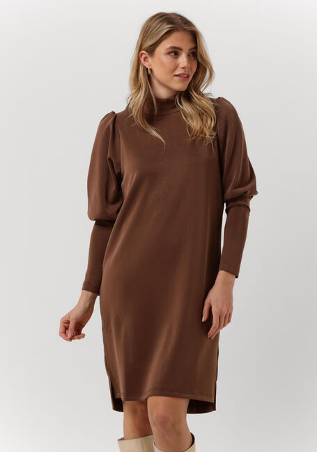 Braune MY ESSENTIAL WARDROBE Minikleid ELLE PUFF DRESS - large