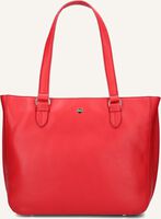 Rote FMME Laptoptasche CAITHY GRAIN - medium