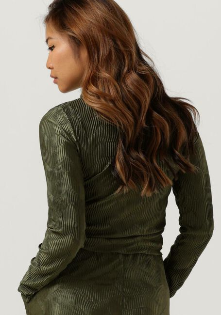 Grüne ANOTHER LABEL Langarmshirts CHARLOT TOP L/S - large