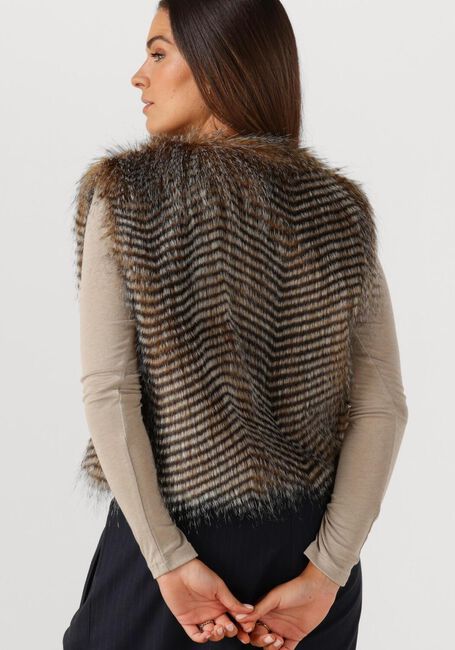 Mehrfarbige/Bunte BY-BAR Gilet NORI FAUX FUR GILET - large