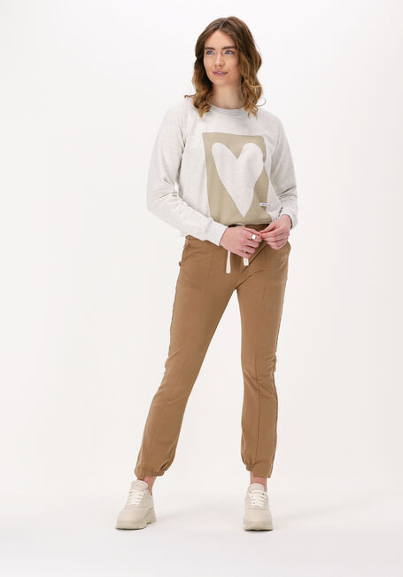 Braune 10DAYS Jogginghose STRAIGHT JOGGER FADE OUT - large