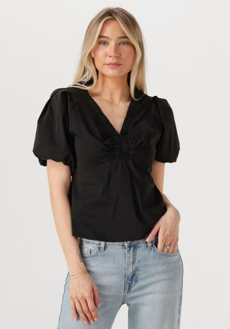 Schwarze NEO NOIR Blusen IRINA POPLIN BLOUSE - large
