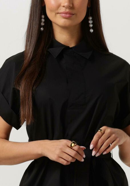 Schwarze SUNCOO Midikleid CLODIE - large