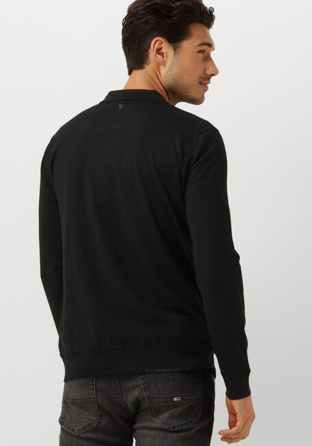 Schwarze PURE PATH Polo-Shirt REGULAR FIT KNITWEAR POLO806 - large