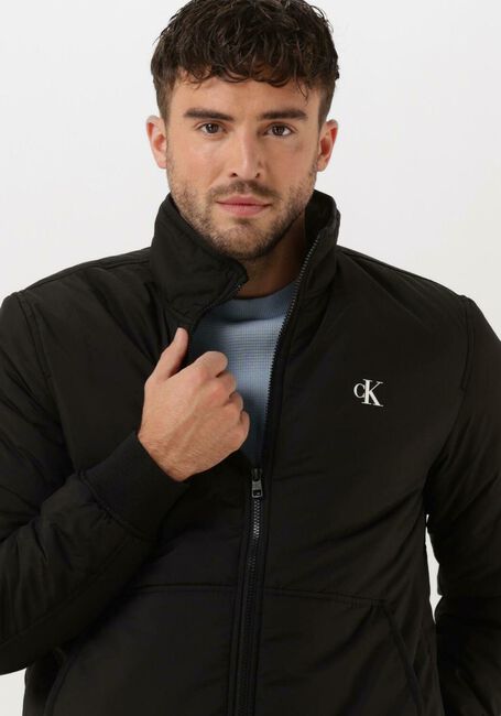 Schwarze CALVIN KLEIN Jack PADDED HARRINGON JACKET - large