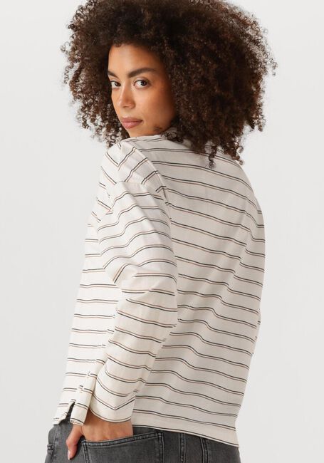 Weiße MY ESSENTIAL WARDROBE Top ANNAMW LS POLO BLOUSE - large