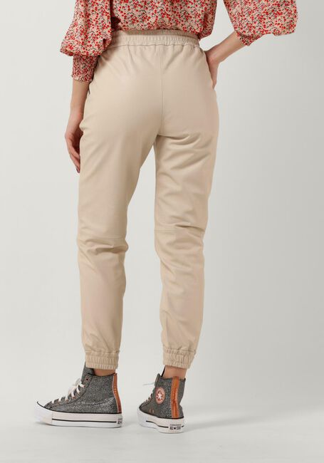 Ecru CO'COUTURE Hose SHILOH LEATHER JOGGERS - large
