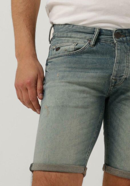 Blaue CAST IRON Kurze Hosen RISER SHORTS GREEN TINT VINTAGE - large