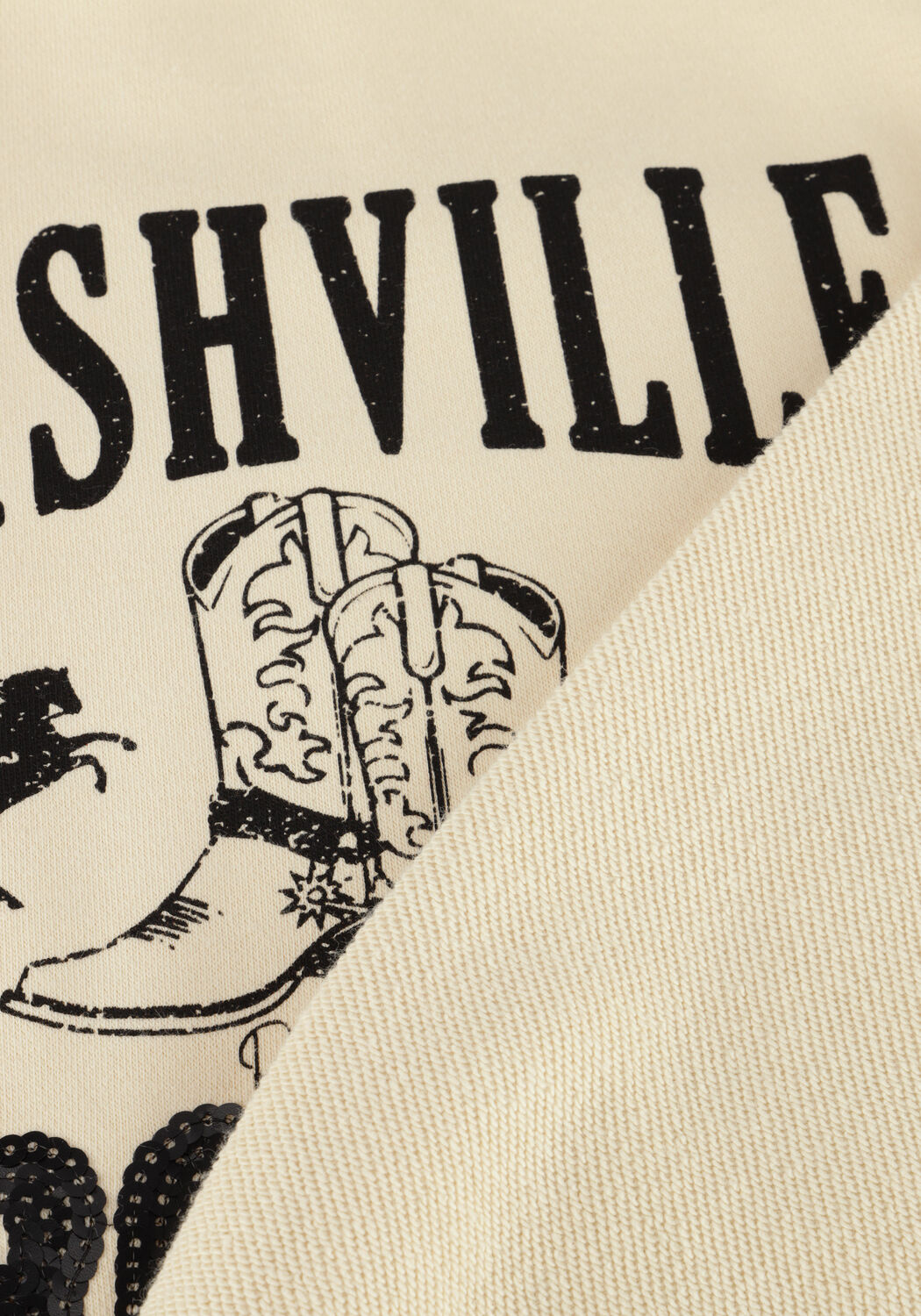 Ecru RETOUR Sweatshirt ROBYN - large