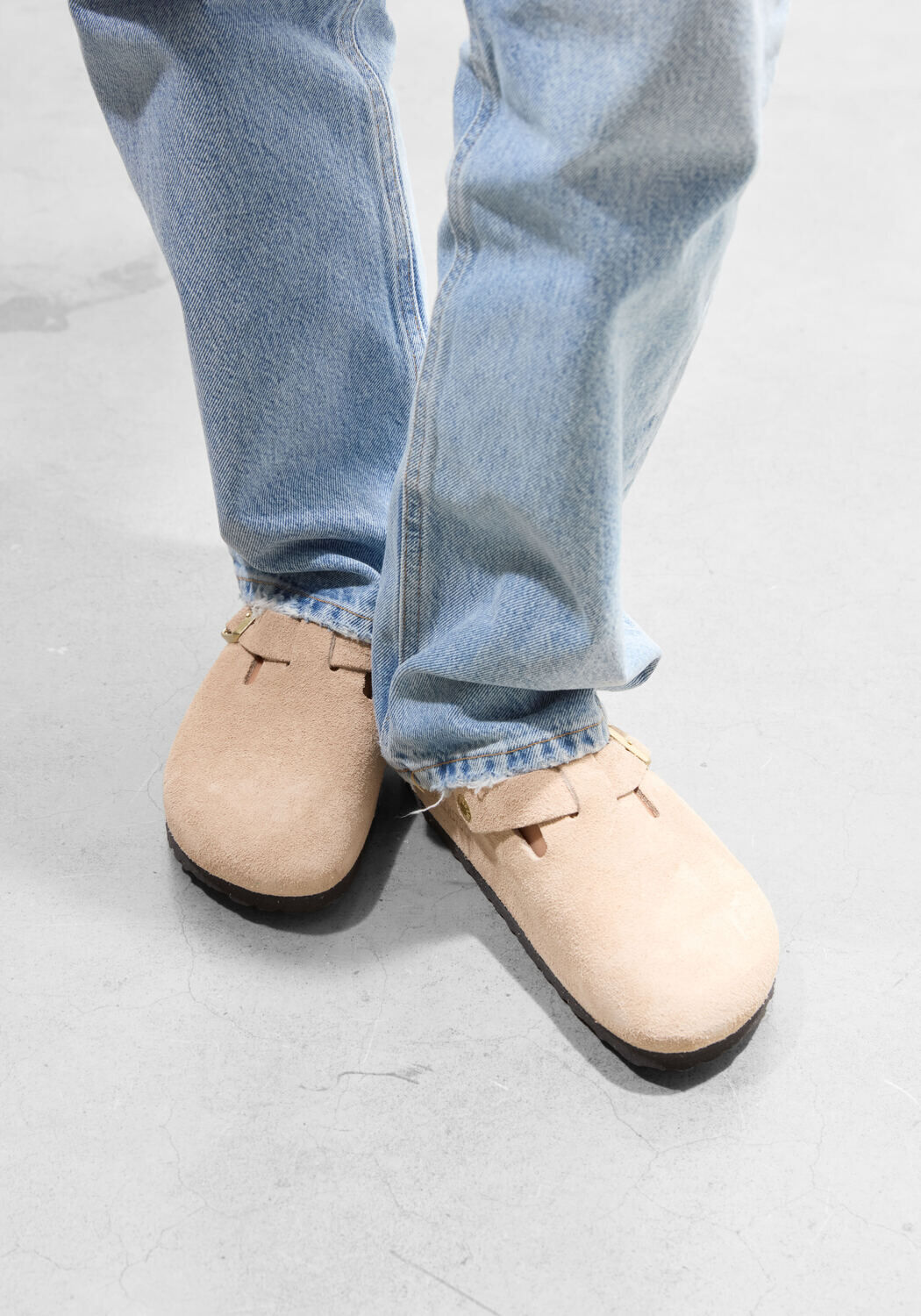 Beige BIRKENSTOCK Slipper BOSTON BS - large