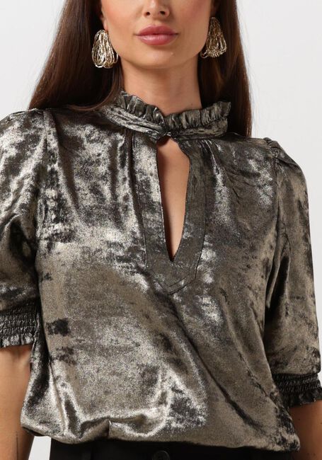 Goldfarbene EST'SEVEN Blusen ELISE BLOUSE - large