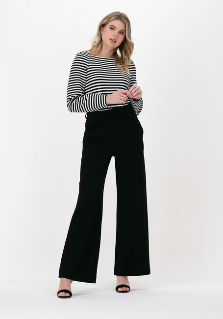 Schwarze VANILIA Weite Hose STRUC TAILORED STRAIGHT - large