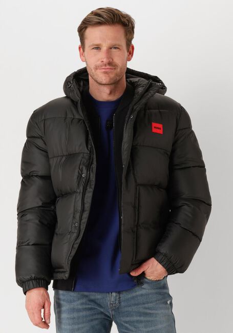 Schwarze HUGO Wattierte Jack BARO2441 - large