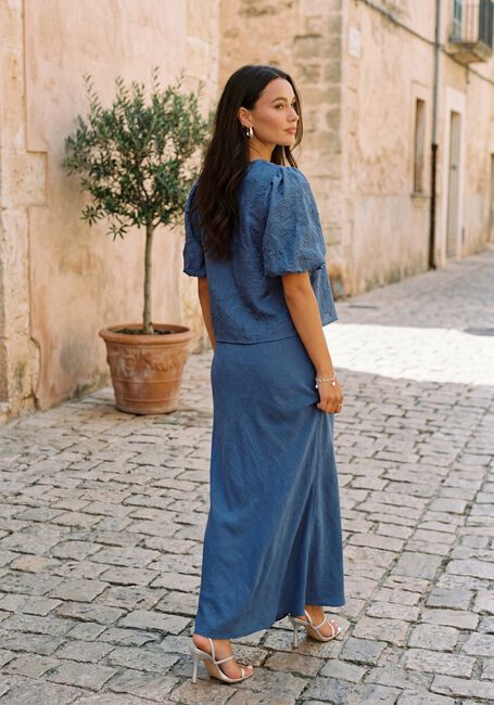 Blaue MSCH COPENHAGEN R&ouml;cke MSCHVIANA GINIA SKIRT - large