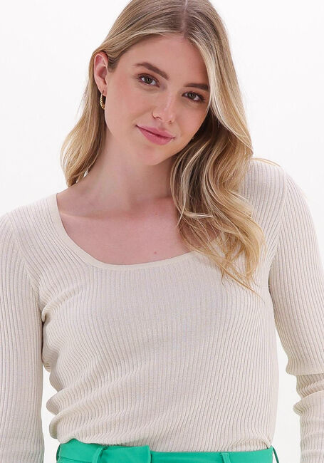 Beige MODSTRÖM Langarmshirts PAULINE O-NECK - large