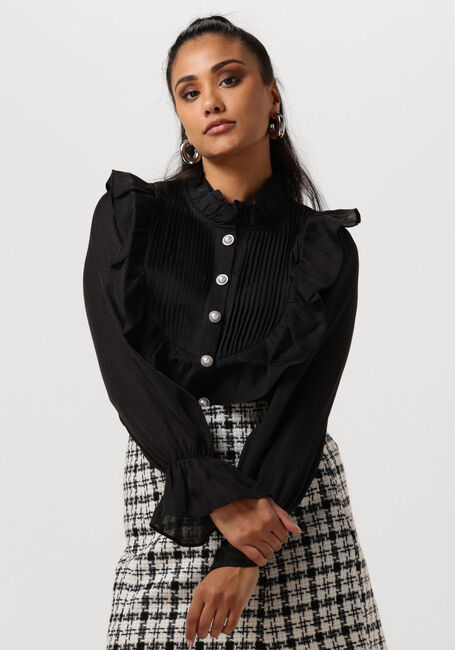 Schwarze LOLLYS LAUNDRY Blusen SPRINGSLL SHIRT LS - large