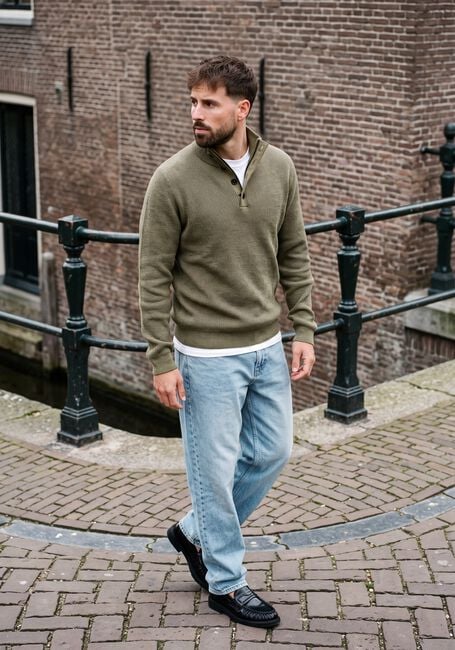 Khaki SAINT STEVE Pullover LESLEY-S - large
