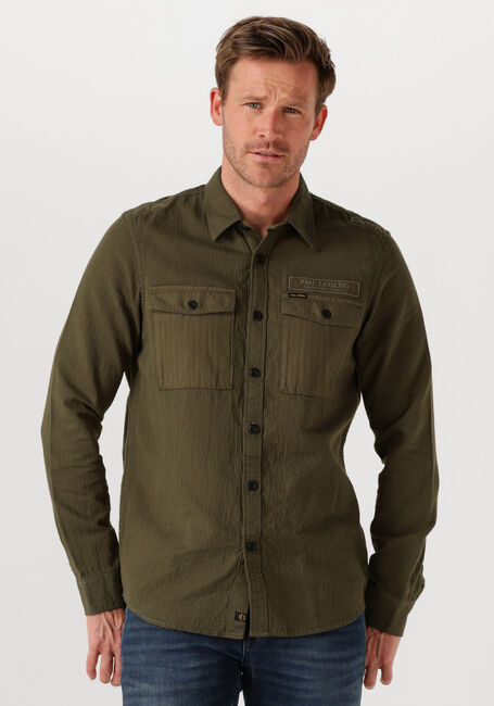 Khaki PME LEGEND Casual-Oberhemd QUILT POPLIN CASUAL 2 - large