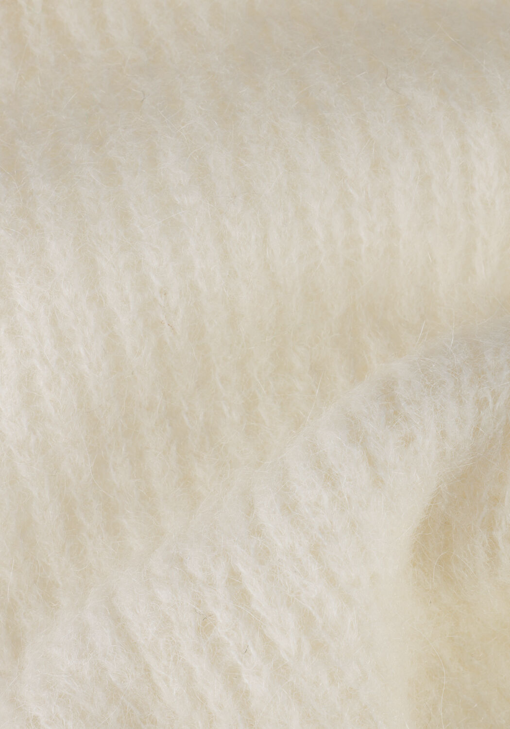 Ecru NEO NOIR Pullover MARTINA FLUFFY KNIT BLOUSE - large