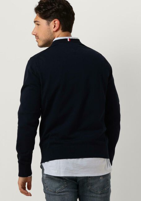Dunkelblau TOMMY HILFIGER Pullover 1985 CREW NECK SWEATER - large