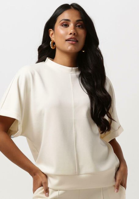Nicht-gerade weiss SUMMUM Top SWEATER TOP SHORT SLEEVE - large