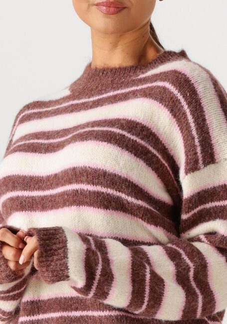 Braune YDENCE Pullover KNITTED SWEATER ARIA - large