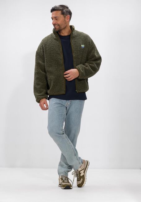 Gr&uuml;ne AMERICAN VINTAGE Strickjacke HOKTOWN ZIP - large