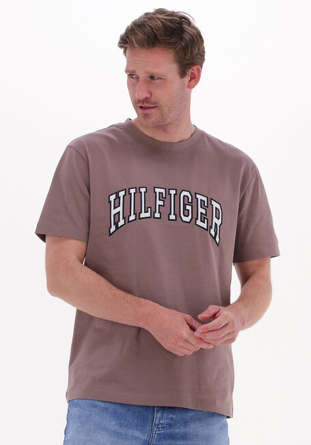 Taupe TOMMY HILFIGER T-shirt HILFIGER ARCH CASUAL TEE - large