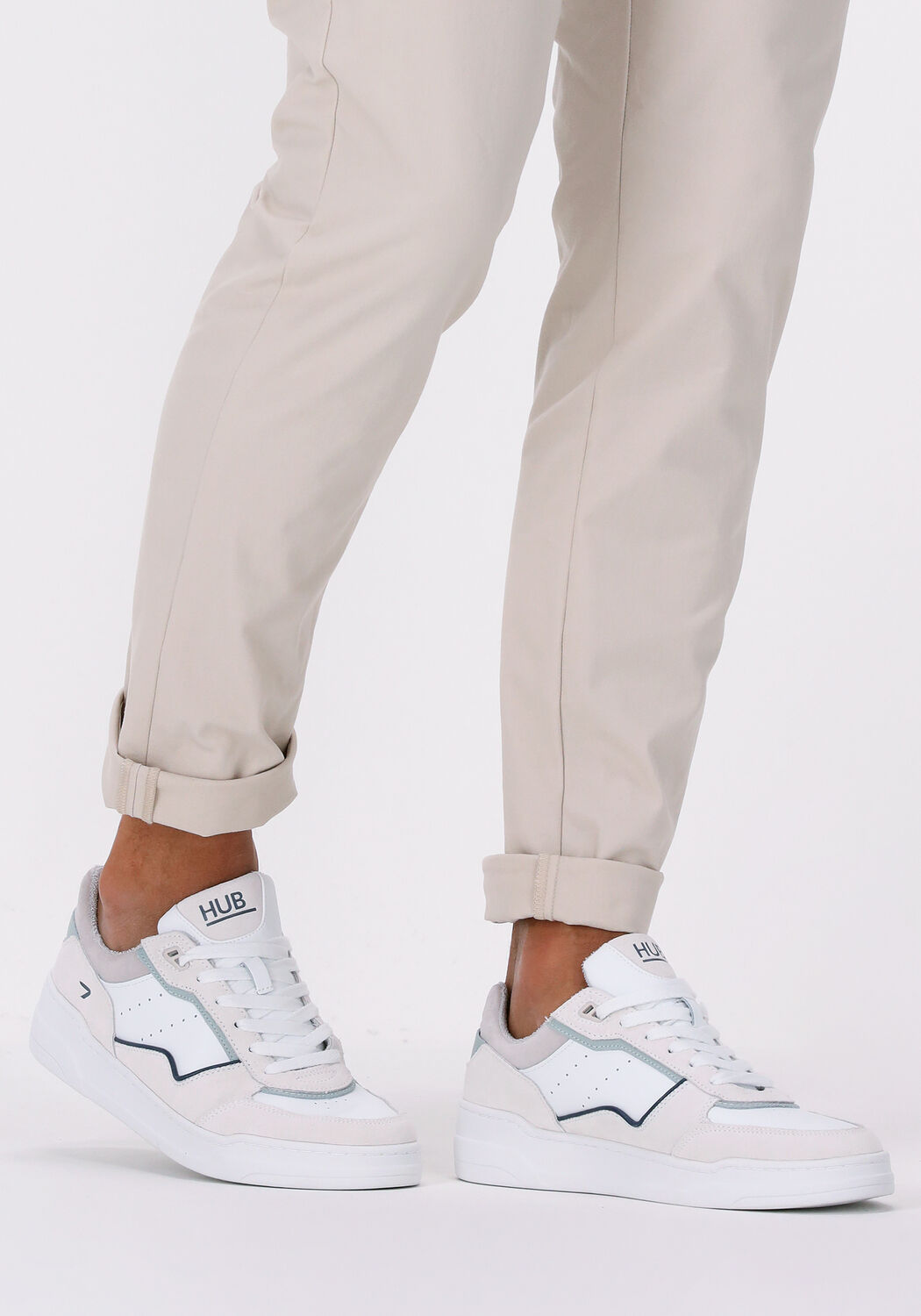 Wei&szlig;e HUB Sneaker Low MATCH MEN - large