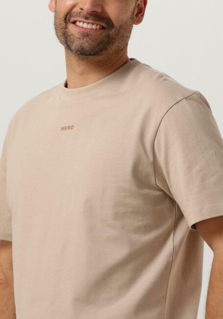 Beige HUGO T-shirt DAPOLINO - large
