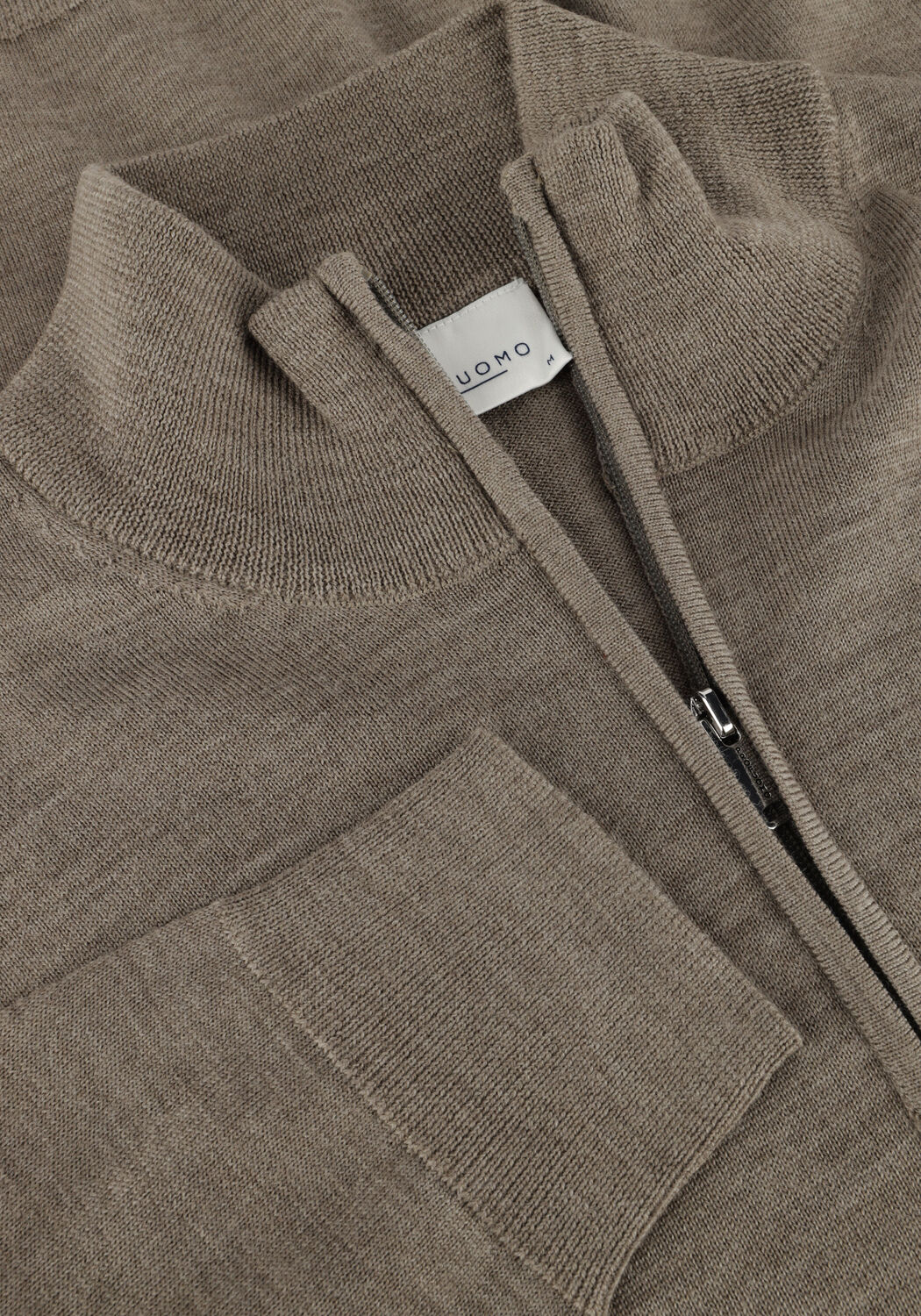 Gr&uuml;ne PROFUOMO Pullover PULLOVER HALF ZIP - large