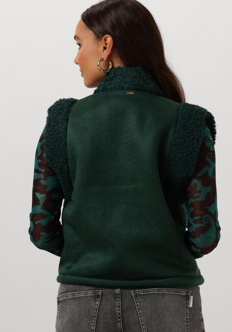 Grüne POM AMSTERDAM Gilet LAMMY TEAL GREEN - large