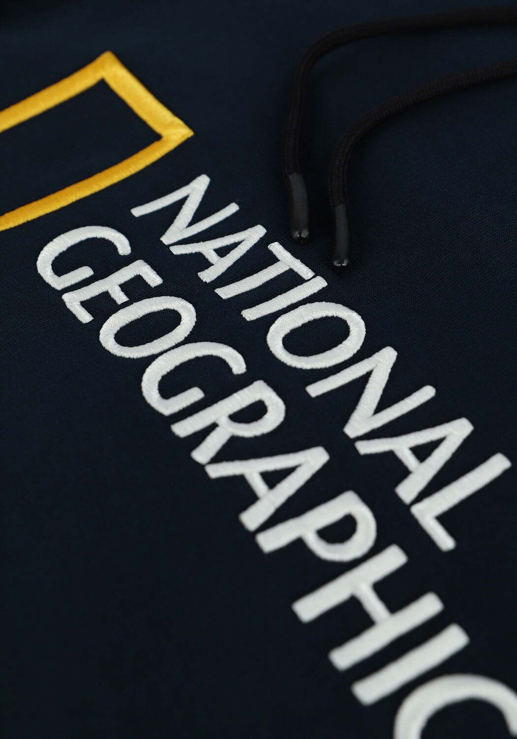 Dunkelblau NATIONAL GEOGRAPHIC Sweatshirt UNISEX HOODY WITH BIG LOGO - large