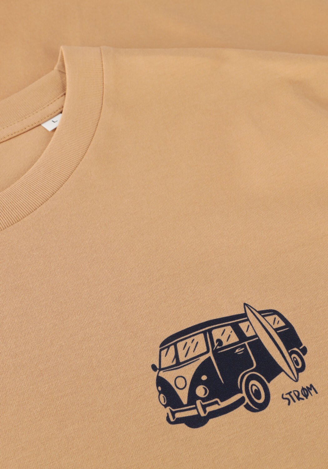 Camelfarbene STR&Oslash;M Clothing Polos & T-Shirts T-SHIRT - large