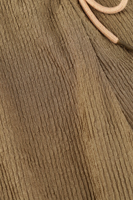 Gr&uuml;ne LIKE FLO Weite Hose FENNA SATIN PLISSE PANTS - large