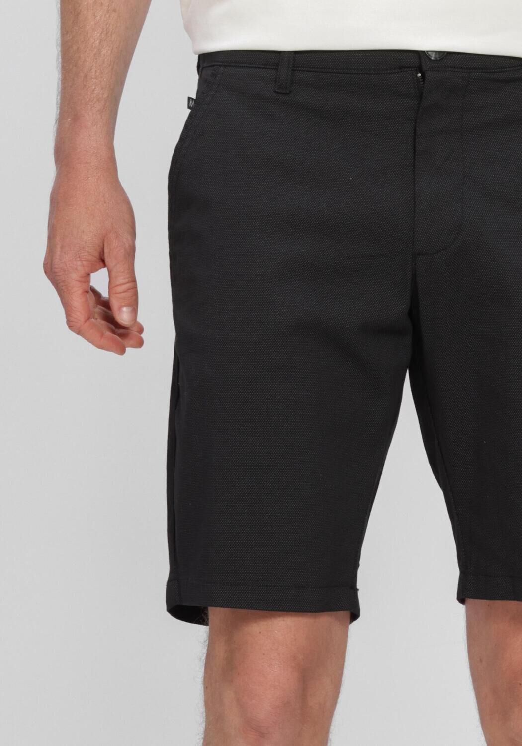 Schwarze MATINIQUE Casual-Oberhemd MATHOMAS SHORT - large