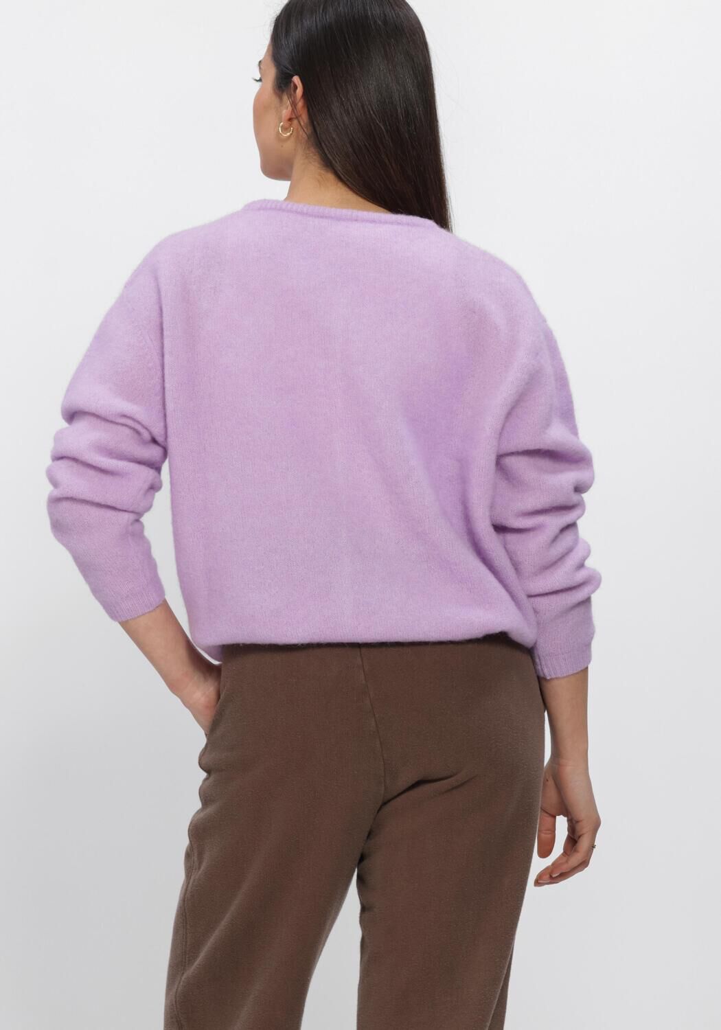 Lila AMERICAN VINTAGE Strickjacke VITOW - large