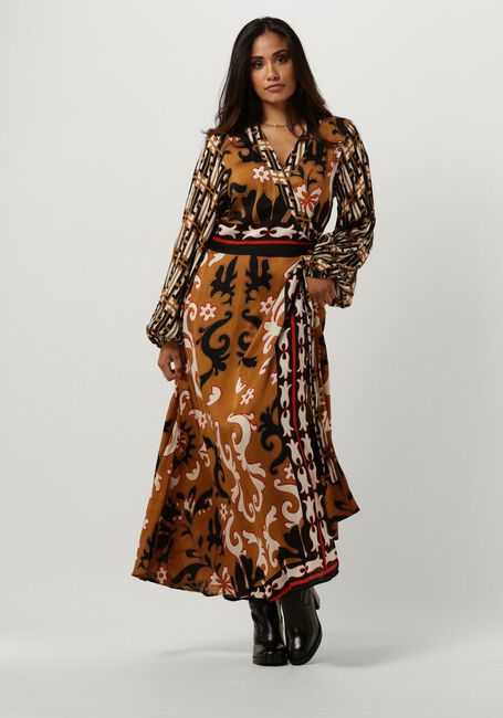Mehrfarbige/Bunte SUMMUM Maxikleid DRESS PRINT LONG MIX - large